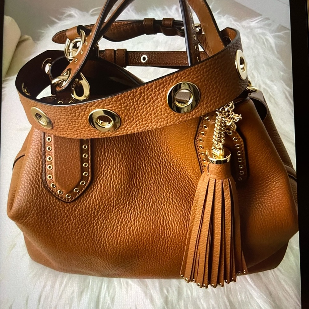 Michael Kors Brooklyn Convertible Satchel Tote